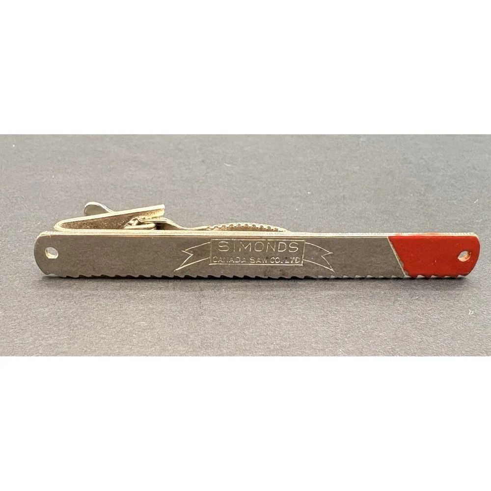 Vintage Simonds Canada Saw‎ Co. Ltd Hack Saw Blade Tie Bar Clip Tools 1.75